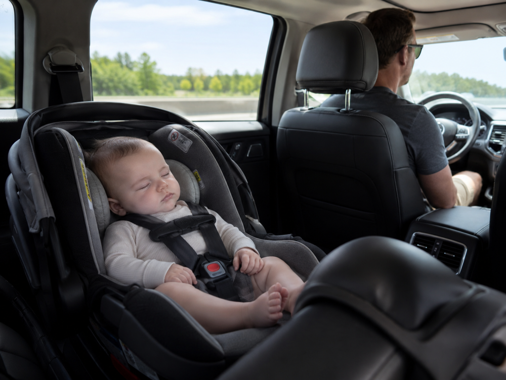 Is it safe for a child to sleep in a car seat