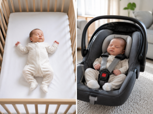 how long can baby sleep in car seat