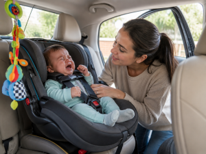 how to get baby to like car seat
