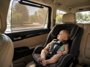 how to keep baby cool in car seat