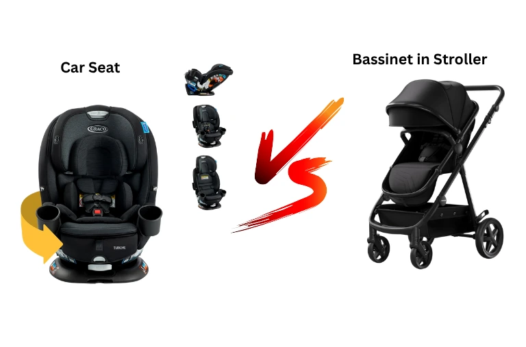 Car Seat vs Bassinet in Stroller