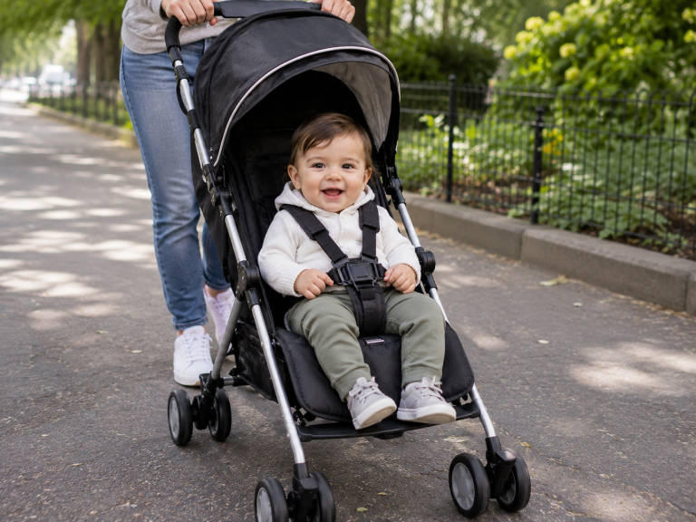 Happy stroll in the park