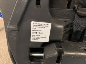 How long can a baby stay in a Graco car seat