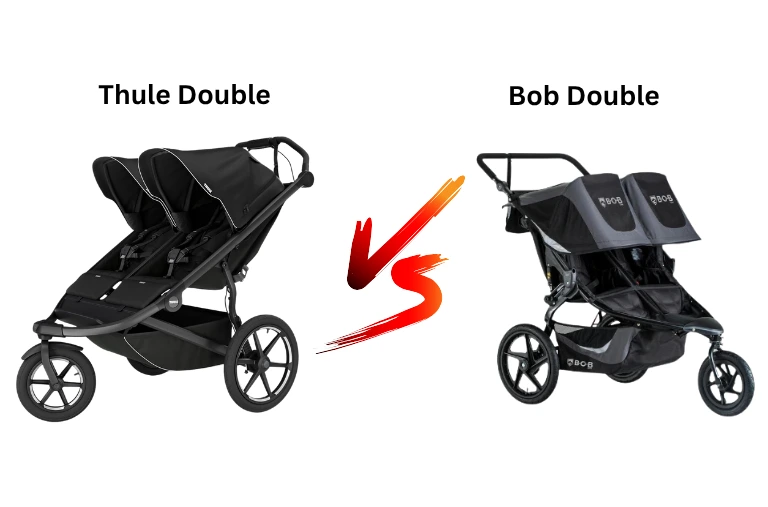 thule vs bob double stroller