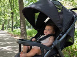 What temperature is too hot for a baby in a stroller