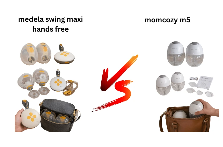 medela swing maxi hands free breast pump vs momcozy m5