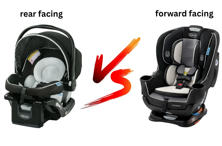 rear facing vs forward facing car seat