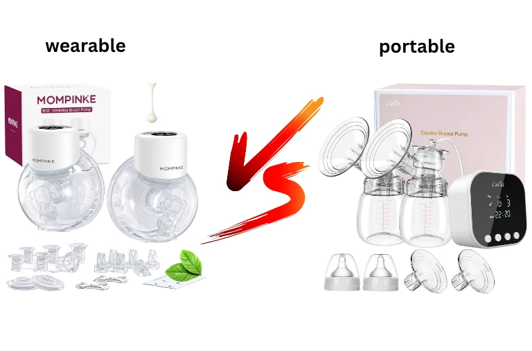 wearable vs portable breast pump