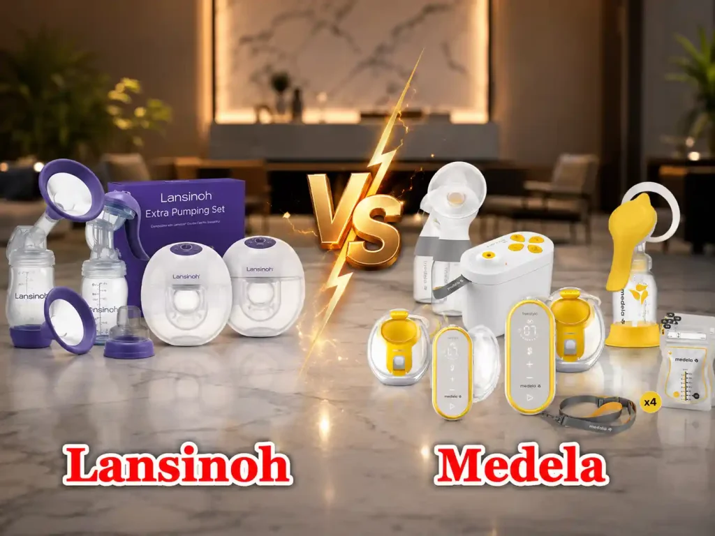 lansinoh breast pump vs medela