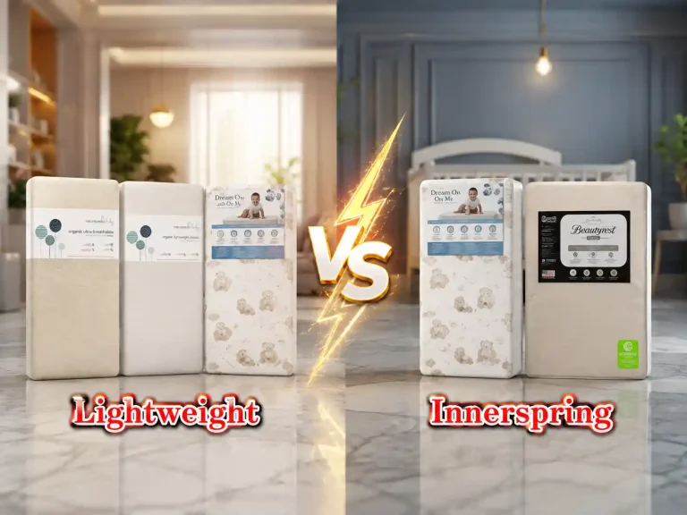 lightweight vs innerspring crib mattress